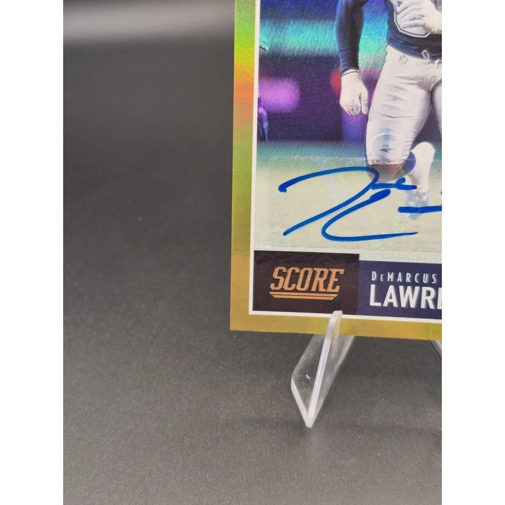 2020 Score Demarcus Lawrence #170 Gold Zone Autograph /50 (AU) Dallas Cowboys